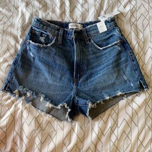 NWT A&F High Rise Mom Shorts